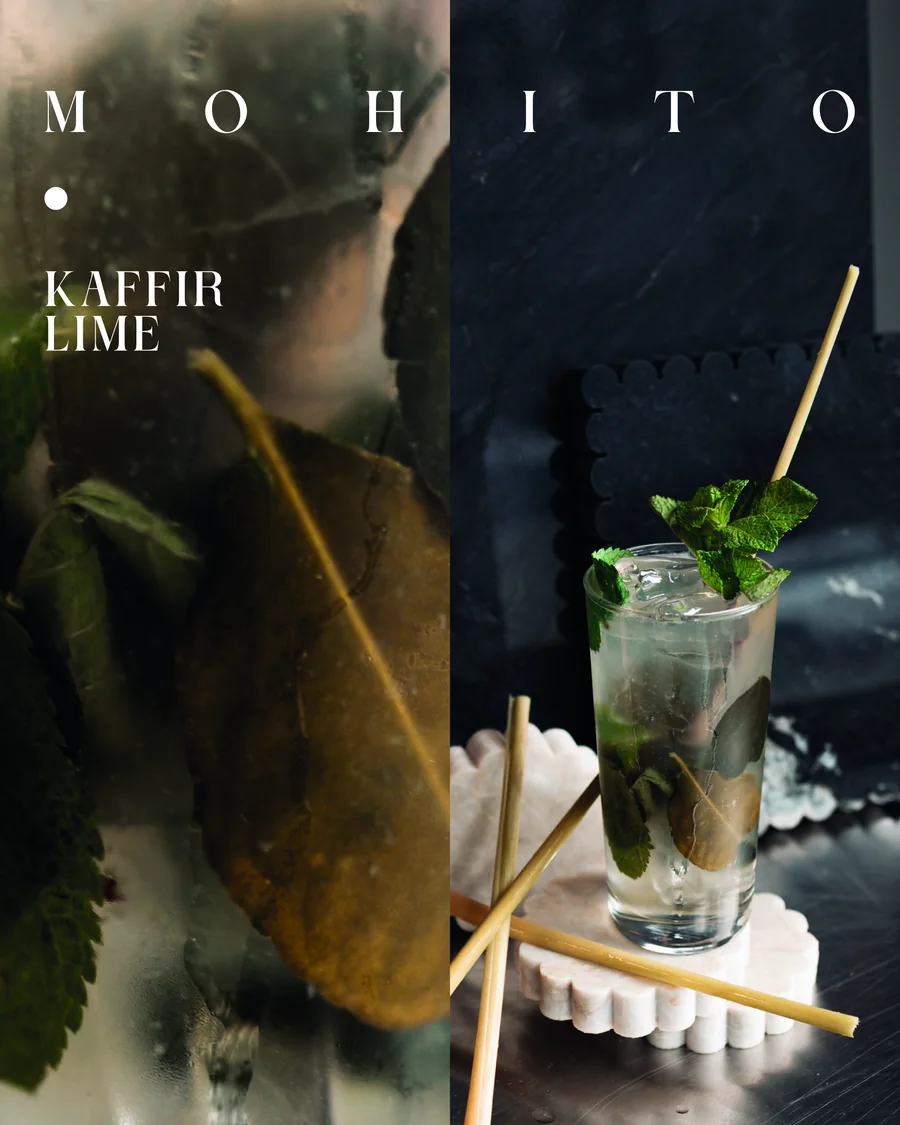 Kaffir Lime Mojito — Kaffir lime · mint · rum